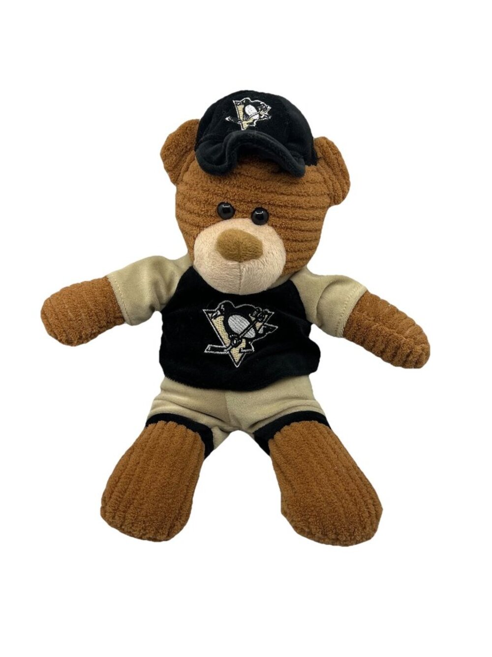 Pittsburgh Penguins Teddy Bear Stuffed Animal Plush Plushie 16" Hat Outfit